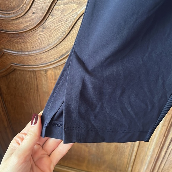 T byTalbots Women's Navy Drawstring Waist Stretch Pants - Picture 3 of 11